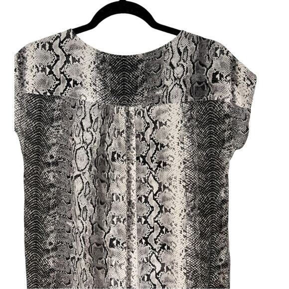 Joie Silk Snake Print Shift Dress - Picture 10 of 11